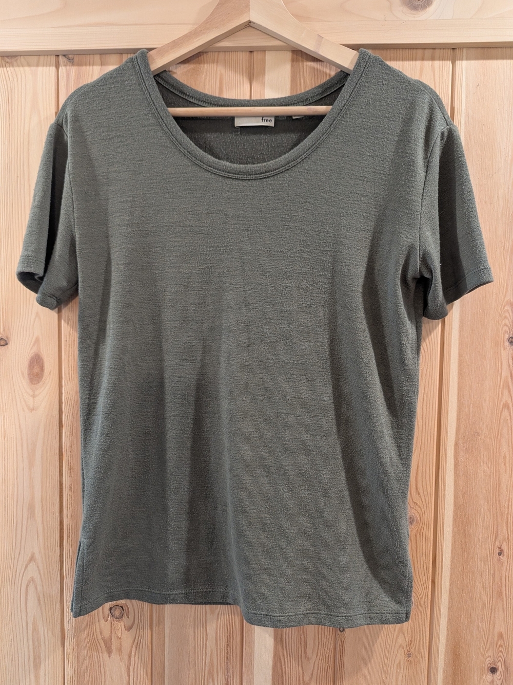 Wilfred Olive Crewneck Short Sleeve Tee - Picture 2 of 7